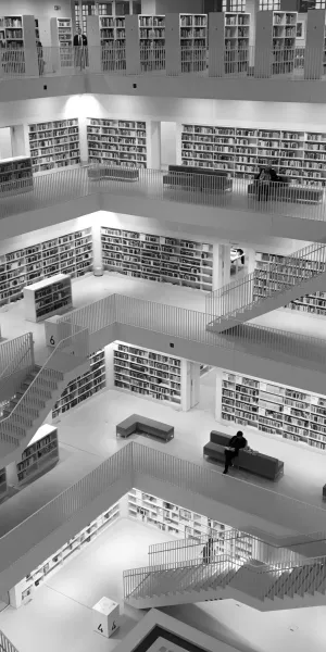 Picture of a library